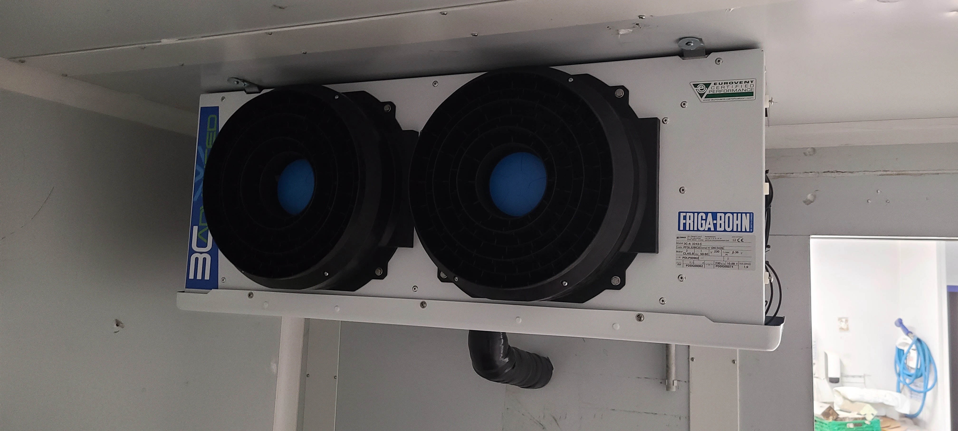 Évaporateur négatif haute performance chambre froide